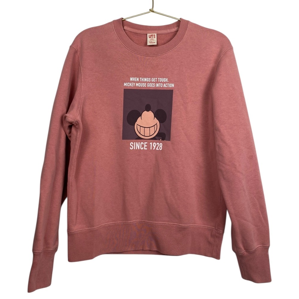 Uniqlo Disney Mickey Mouse Graphic Sweatshirt Pullover Top XS 0065